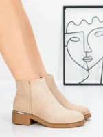 Ghete Dama Imblanite 5H51 BEIGE | MEI