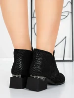 Ghete Dama din piele naturala K244-93R BLACK | JOSE SIMON