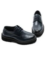 Pantofi Casual Barbati din piele naturala 5NXE68 Albast... » MeiMei.Ro