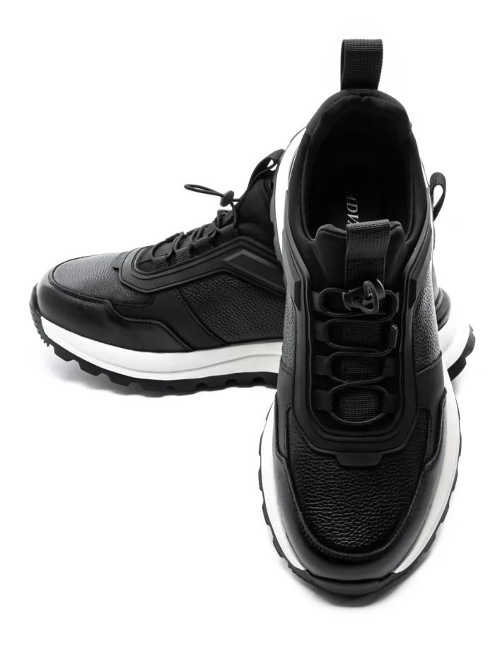 Pantofi Sport Barbati din piele naturala 5306 BLACK | ADVANCER