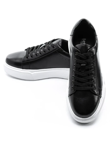 Pantofi Sport Barbati din piele naturala A921-1X BLACK | ADVANCER