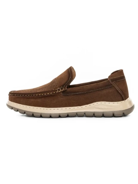 Mocasini Barbati din piele naturala 2852 BROWN | ADVANCER