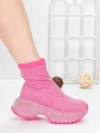 Pantofi Sport Dama cu Platforma 5WL110 ROSEO | MEI