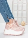 Pantofi Sport Dama cu Platforma 5WL111 PINK | MEI