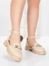 Pantofi Casual Dama 5H59 BEIGE | MEI