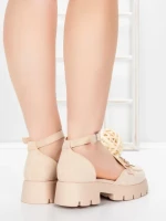 Pantofi Casual Dama 5H60 BEIGE | MEI
