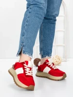 Sneakers Dama 5WL117 RED | MEI