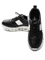 Pantofi Sport Barbati din piele naturala 5308 BLACK | ADVANCER