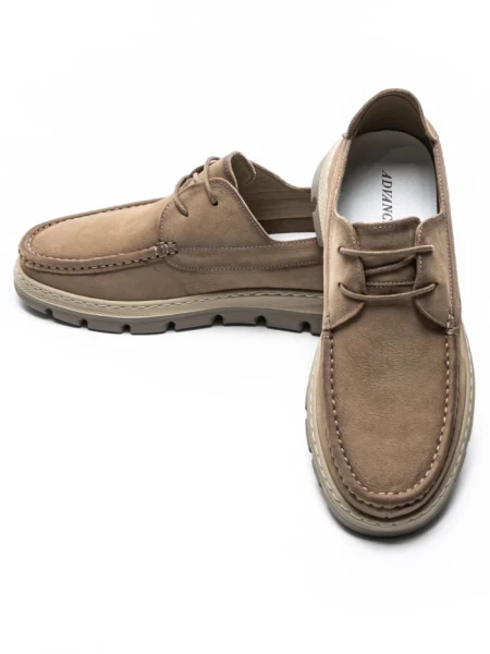 Pantofi Casual Barbati din piele naturala 8099 APRICOT | ADVANCER