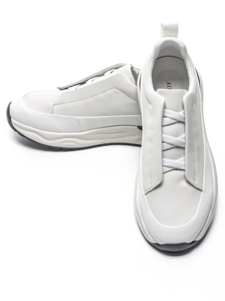 Pantofi Sport Barbati din piele naturala 12-183 WHITE | ADVANCER