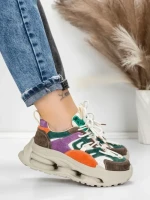 Pantofi Sport Dama din piele naturala 36899 BROWN | ADVANCER