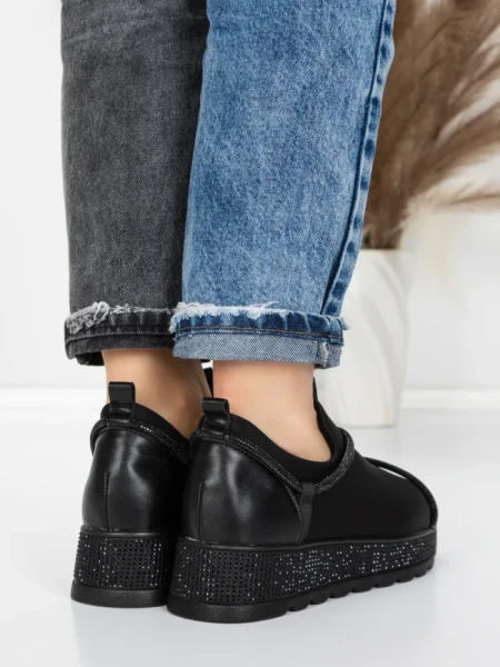 Sneakers Dama 5H62 BLACK | MEI