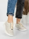 Sneakers Dama 5H69 BEIGE | MEI