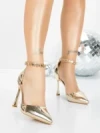 Pantofi Stiletto 5DC29 LIGHT GOLD | MEI