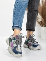 Pantofi Sport Dama din piele naturala Y5759-1 BLUE | ADVANCER