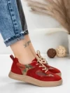 Pantofi Sport Dama din piele naturala 2536 RED | FRANCO GERARDO