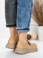 Pantofi Casual Dama din piele naturala 16-7 APRICOT | FRANCO GERARDO