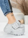 Pantofi Sport Dama cu Platforma 569-67 SILVER | MEI