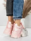 Pantofi Sport Dama cu Platforma 6166-113 PINK | MEI