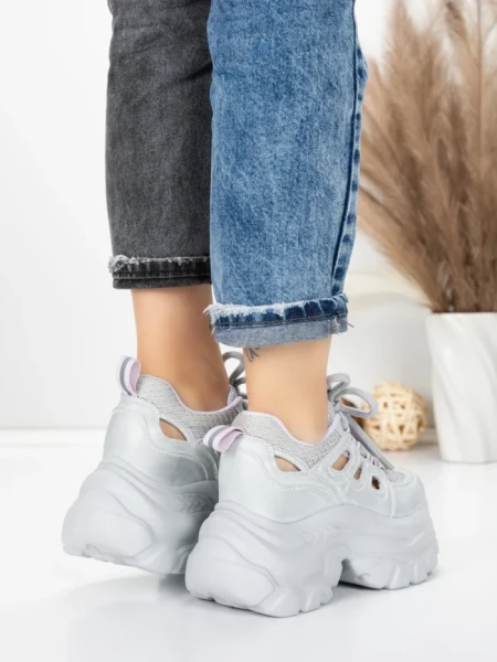 Pantofi Sport Dama cu Platforma 0897-30 PURPLE | MEI