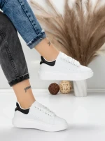 Sneakers Dama BF55 WHITE-BLACK | MEI