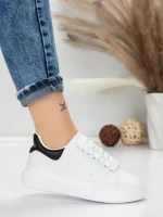 Sneakers Dama BF55 WHITE-BLACK | MEI