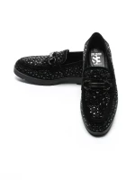 Mocasini Barbati din piele naturala 5NXE78 BLACK | EXCENTRIC SHOES