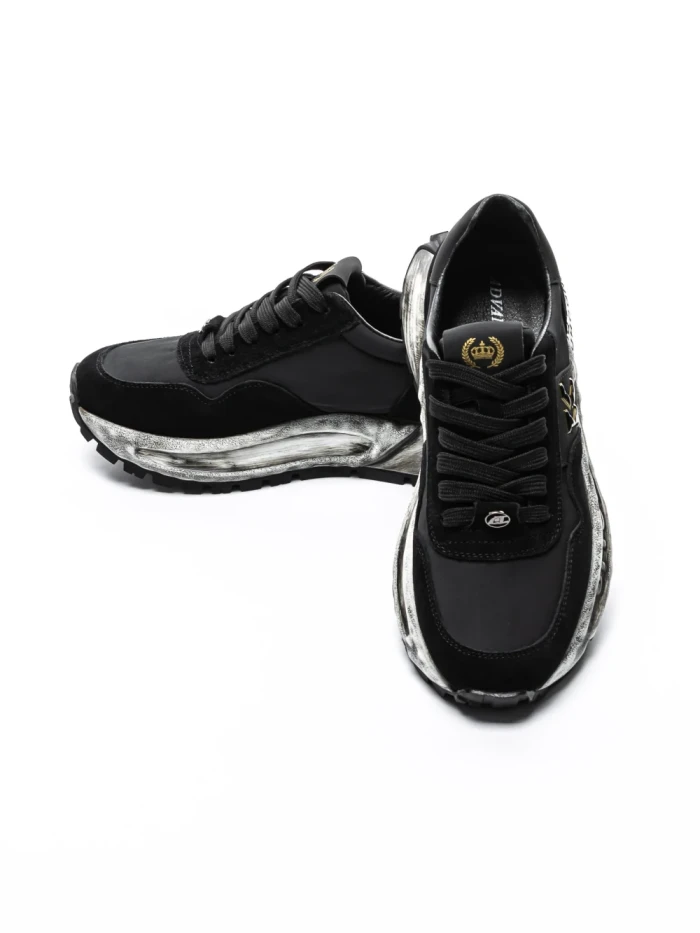 Pantofi Sport Barbati din piele naturala 2750 BLACK | ADVANCER