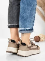 Pantofi Sport Dama din piele naturala 773 BLACK | FRANCO GERARDO