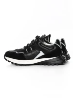 Pantofi Sport Barbati din piele naturala 20676 BLACK | ADVANCER