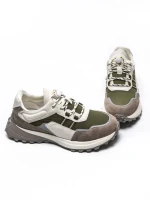 Pantofi Sport Barbati din piele naturala 20676 GREEN | ADVANCER