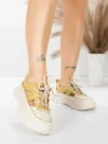 Pantofi Sport Dama din piele naturala 70136X YELLOW | ADVANCER