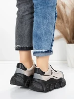 Pantofi Sport Dama din piele naturala 9802 GREY | FRANCO GERARDO