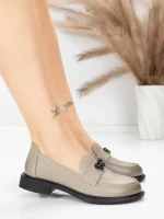 Pantofi Casual Dama din piele naturala 11520-120 GREY | ADVANCER