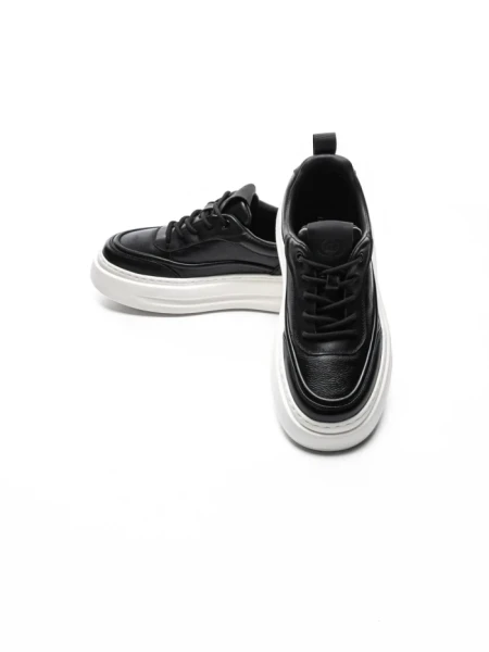 Pantofi Sport Barbati din piele naturala 5312 BLACK | ADVANCER