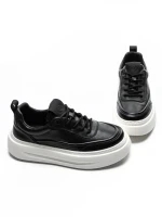 Pantofi Sport Barbati din piele naturala 5312 BLACK | ADVANCER