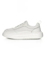 Pantofi Sport Barbati din piele naturala 5312 WHITE | ADVANCER