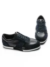 Pantofi Casual Barbati din piele naturala 528-77 BLUE-BLACK | ADVANCER