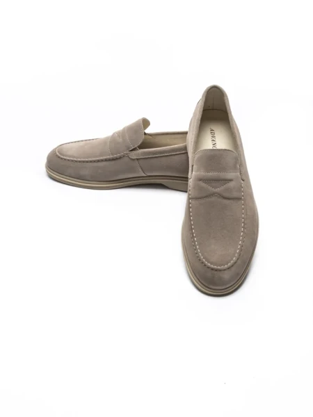 Mocasini Barbati din piele naturala 2-2090-307 GREY | ADVANCER