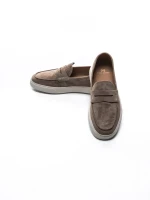 Mocasini Barbati din piele naturala 25859 APRICOT | FRANCO GERARDO