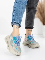 Pantofi Sport Dama din piele naturala 36823-1 GREEN | ADVANCER