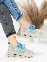 Pantofi Sport Dama din piele naturala 36823-1 GREEN | ADVANCER