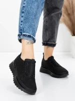 Sneakers Dama 5H68 Negru | Mei » MeiMei.Ro