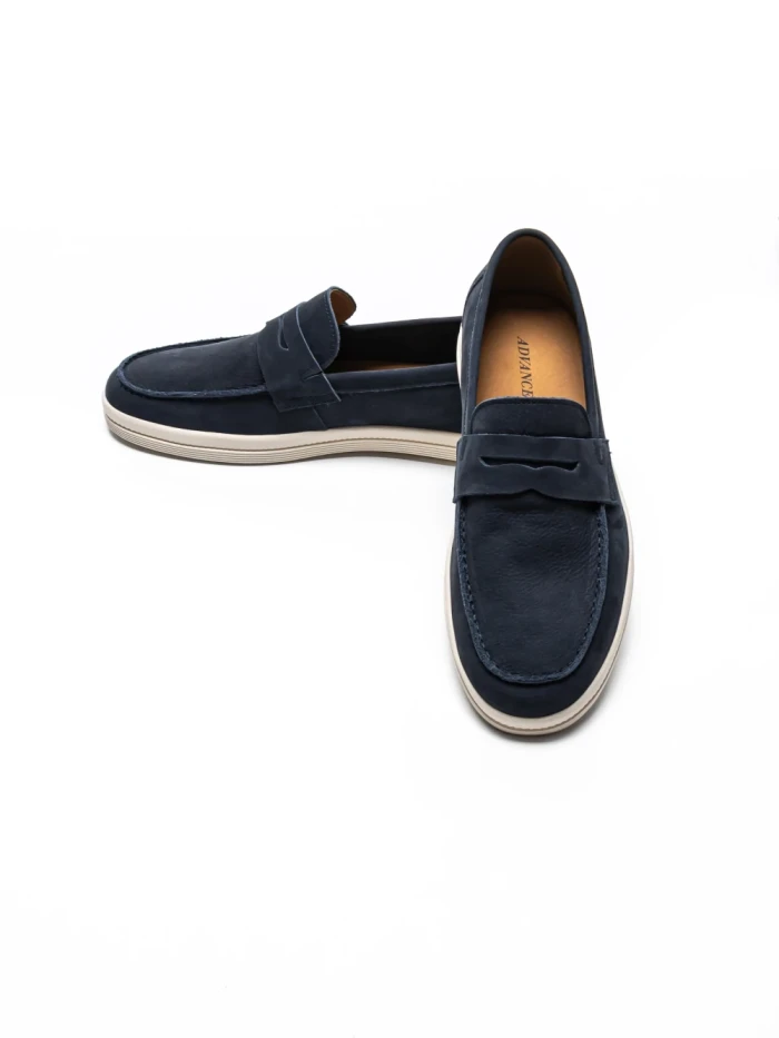 Mocasini Barbati din piele naturala 3-824-29 BLUE | ADVANCER
