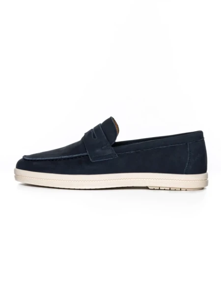 Mocasini Barbati din piele naturala 3-824-29 BLUE | ADVANCER