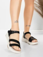 Sandale Dama cu Platforma 032 Negru | Advancer » MeiMei.Ro