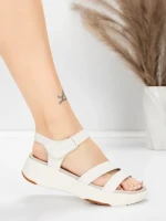 Sandale Dama cu Platforma 032 Crem | Advancer » MeiMei.Ro