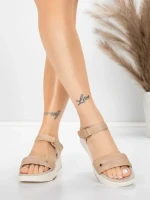 Sandale Dama cu Platforma 036 Piersica | Advancer » MeiMei.Ro