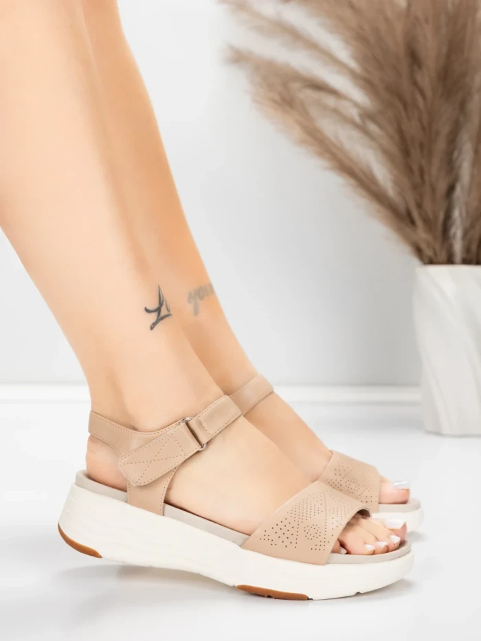 Sandale Dama cu Platforma 037 Piersica | Advancer » MeiMei.Ro