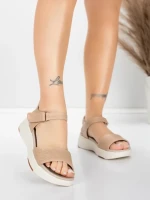 Sandale Dama cu Platforma 037 Piersica | Advancer » MeiMei.Ro